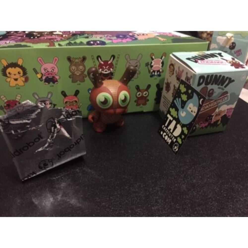 Kidrobot Dunny Endangered Series TAD CARPENTER Little Owl 3/40 Vinyl Figure